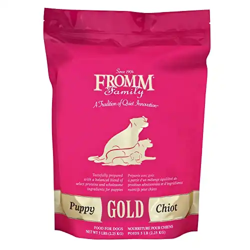 Fromm Puppy Gold Premium Dry Dog Food – Dry Puppy Food for Medium & Small Breeds – Chicken Recipe – 5 lb