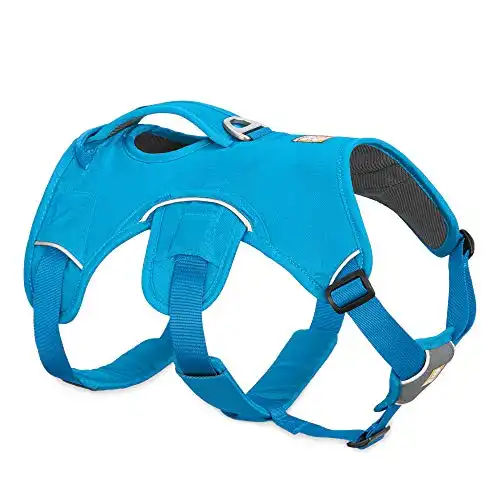 RUFFWEAR, Web Master, Multi-Use Support Dog Harness, Hiking and Trail Running, Service and Working, Everyday Wear, Blue Dusk, X-Small