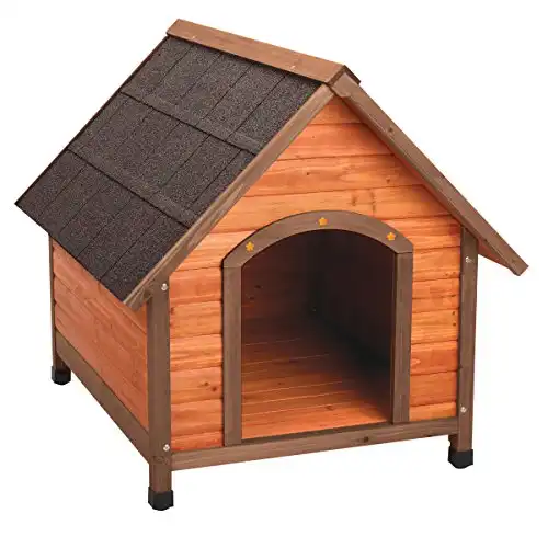 Ware Manufacturing Premium Plus A-Frame Fir Wood Dog House - Large