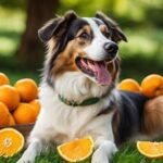 dog eating banana